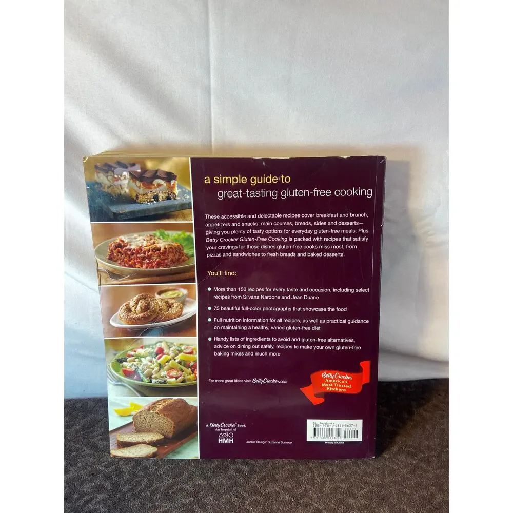 Betty Crocker Gluten Free cooking‎ cookbook.